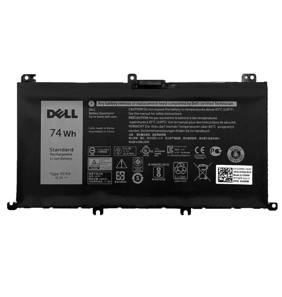 DELL 00GFJ6, 071JF4, 71JF4 Batarya Pil