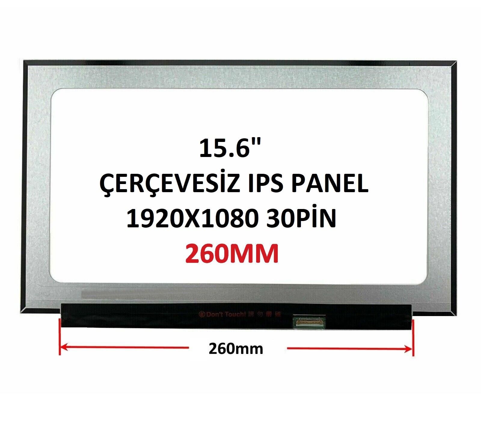 N156HCE-EN1 Ekran 15.6'' 30 Pin Slim 260mm PCB