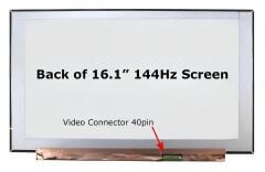 Hp M24892-LQ2 M54735-001 16.1'' Ekran 40 Pin Slim Led Panel 144HZ