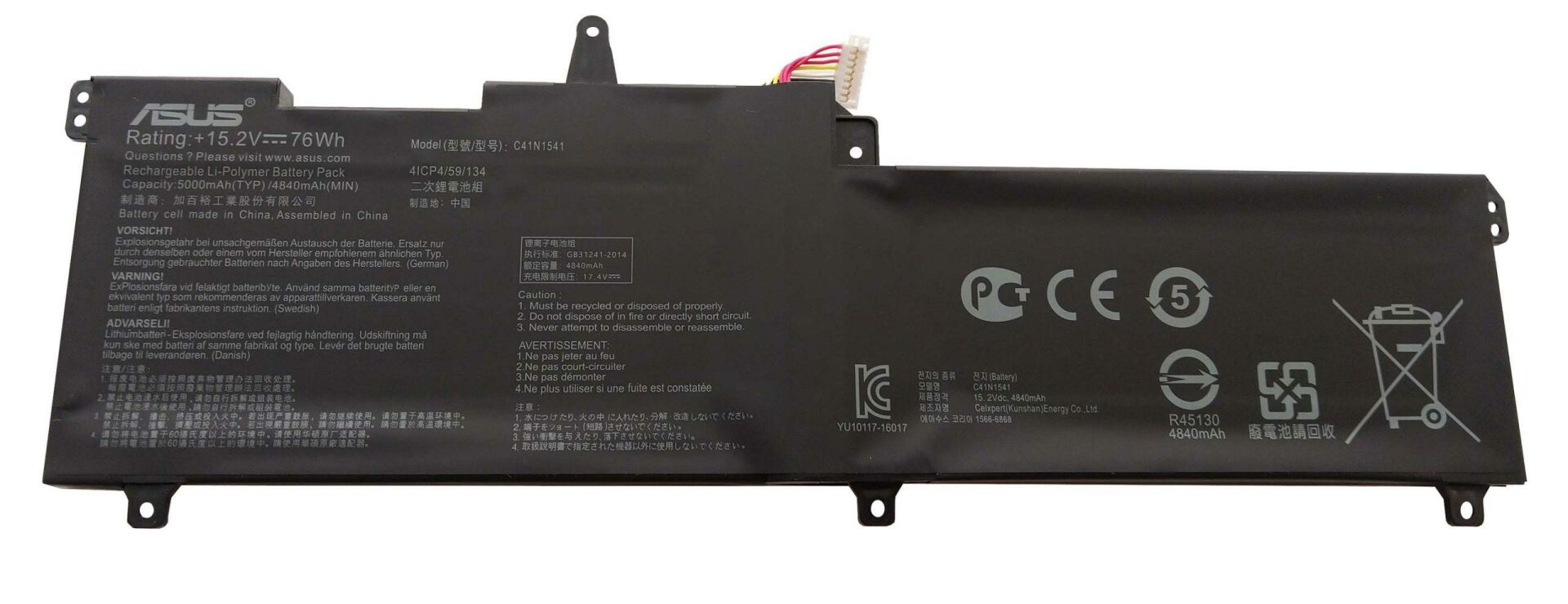 Asus Rog Strix C41N1541 Batarya Pil