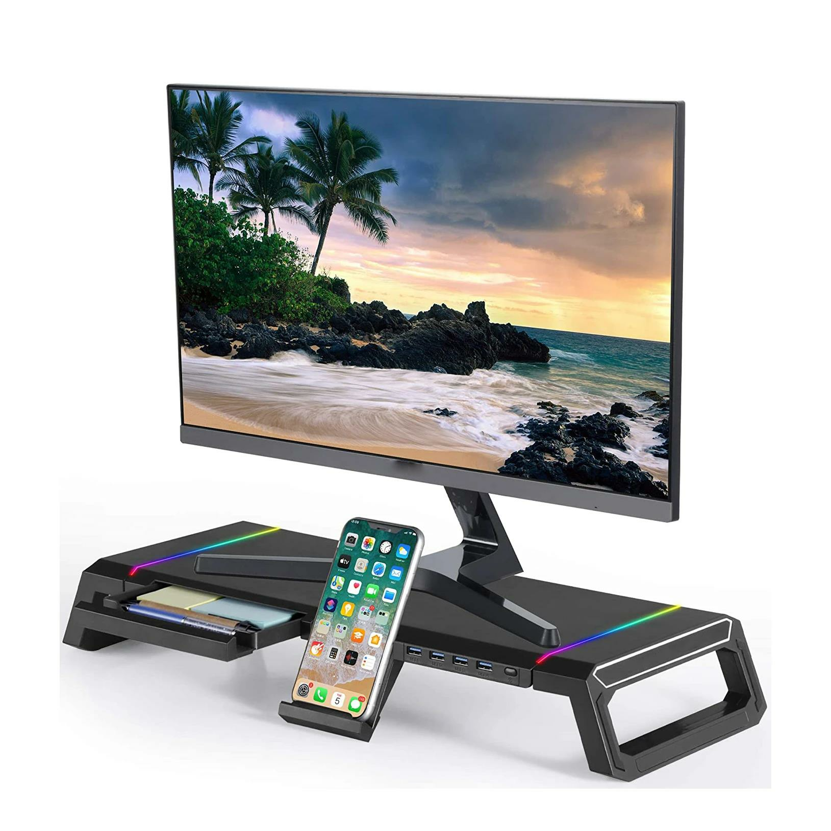 RGB Monitör Standı Siyah