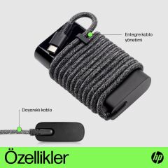 Hp 3JG90EA Usb-C 3PL55AA Laptop Orjinal Şarj Aleti ( Adaptör )