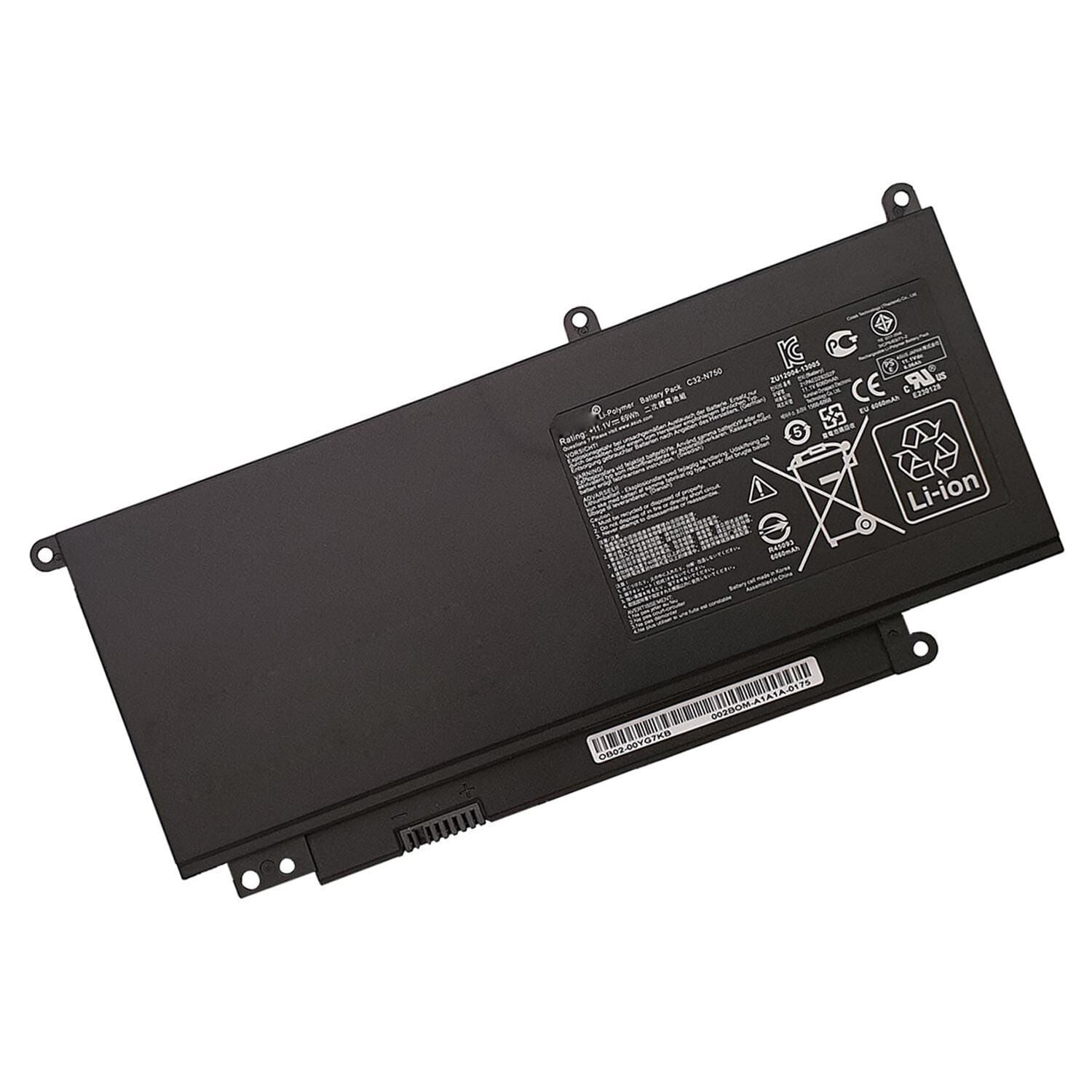 Asus N750J Batarya