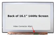 NV161FHM-NY3 HW:V3.0 16.1'' Ekran 40 Pin Slim Led Panel 144HZ