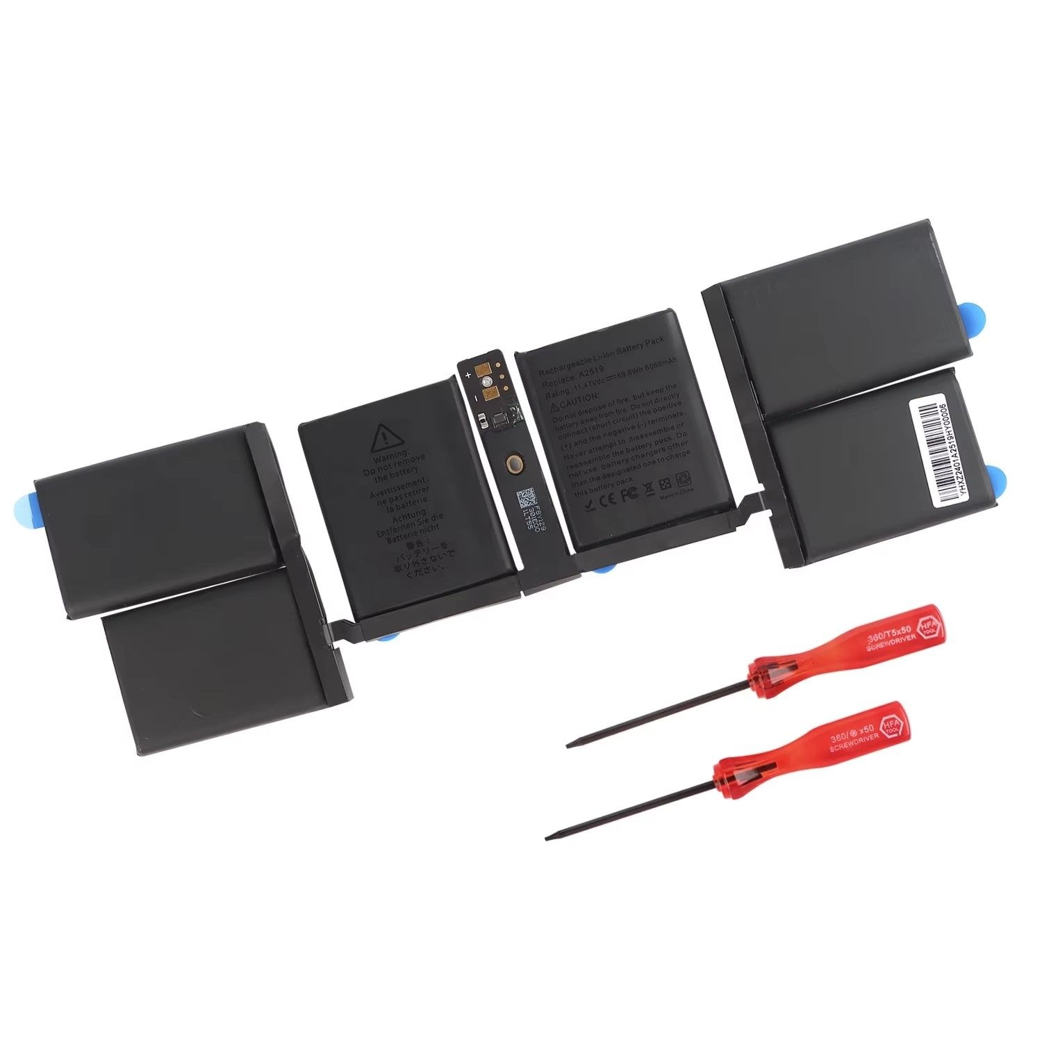 Apple MacBook Pro M1 14'' A2519, A2442, 2021 MKGR3LL/A, MKGP3LL/A, MKGT3LL/A, MKGQ3LL/A Batarya Pil