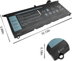 DELL Inspiron 7391 P113G P113G001 Orijinal Batarya Pil