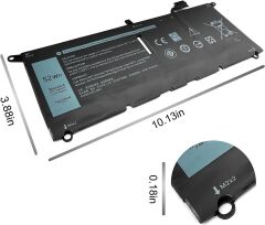 DELL XPS 9380 P82G P82G002 Orijinal Batarya Pil