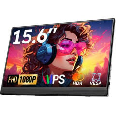 15.6'' Full HD 1080p IPS Portable Taşınabilir Monitör