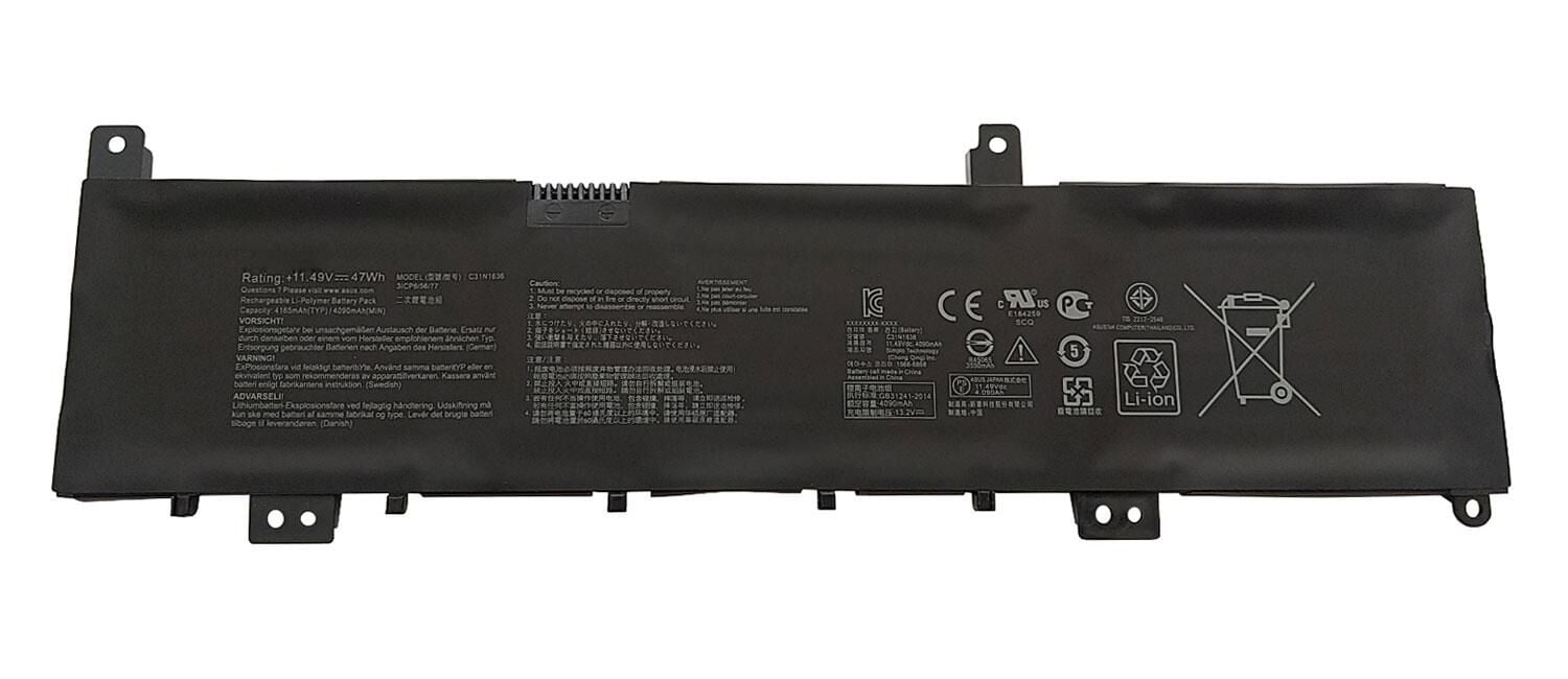 Asus N580VD-FI033T Batarya