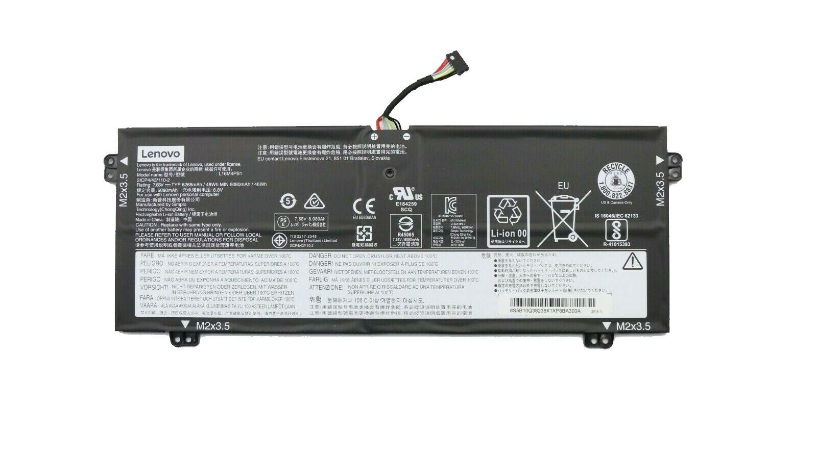Lenovo Yoga 730-13IKB-81CT006HAK Batarya Pil