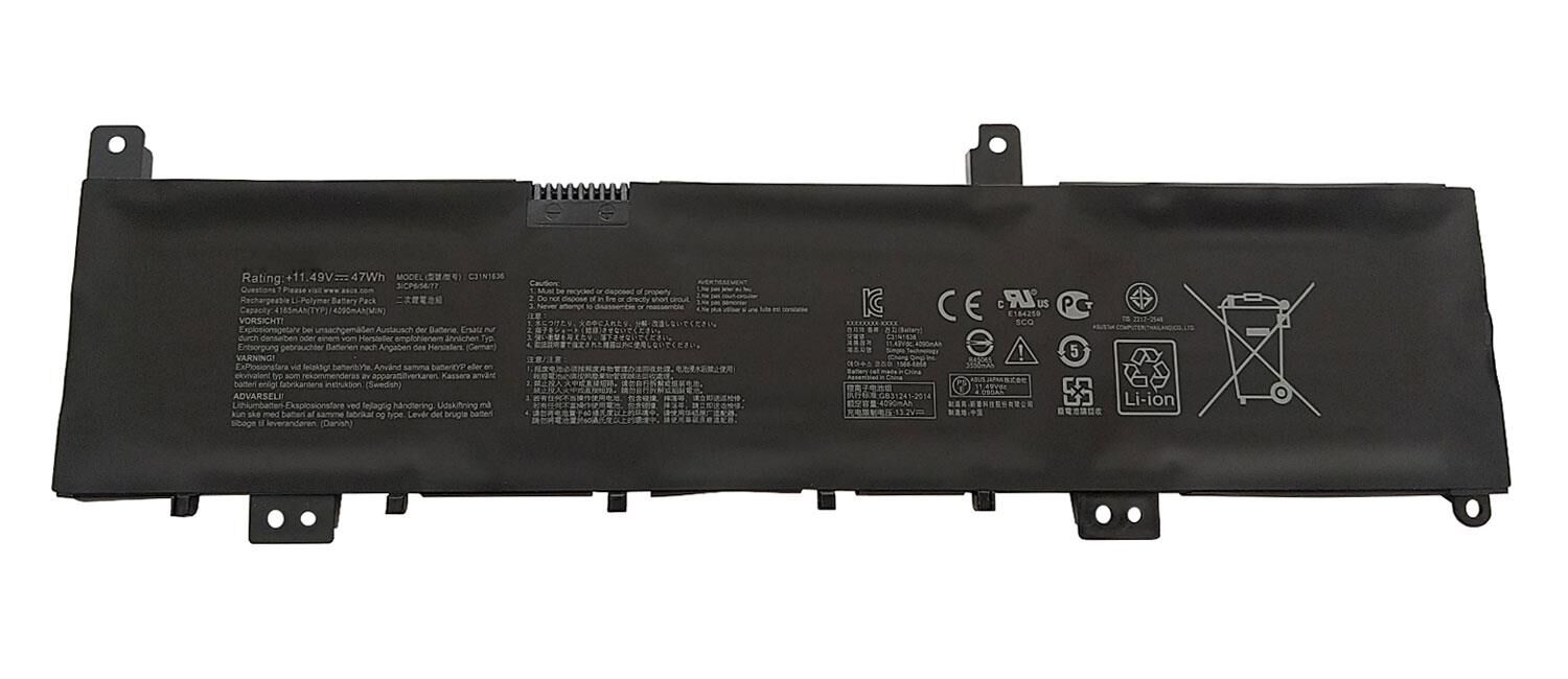 Asus VivoBook Pro 15 N580GD-DB74 Batarya