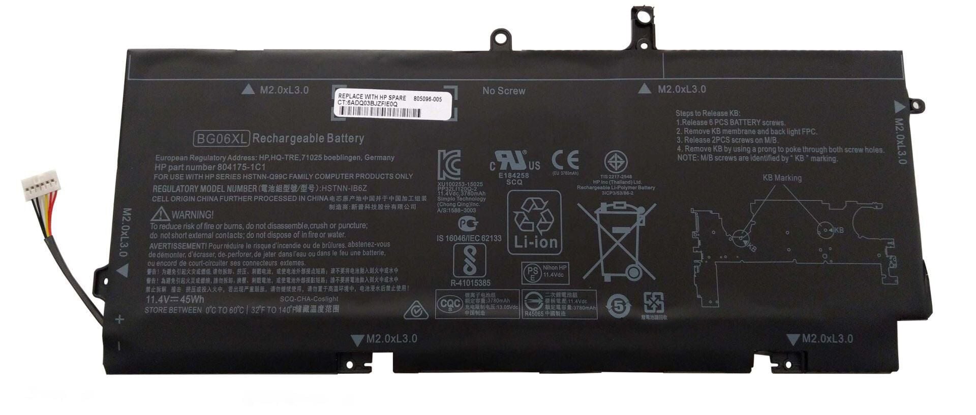 Hp EliteBook 1040 G3-X1E98UP Batarya